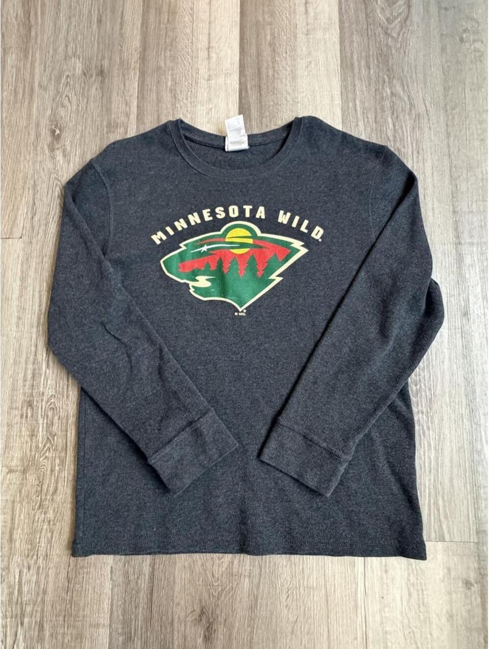 NHL Minnesota Wild long sleeve thermal shirt sz XL